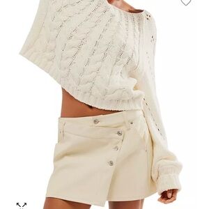 Free People Wynne Vegan Skirt.